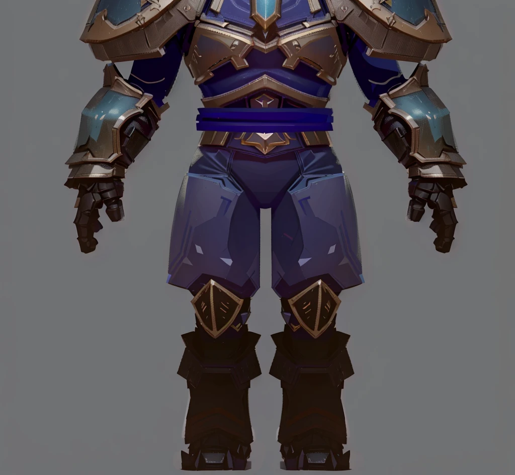 Close-up of a cartoon character of a man wearing armor, dark blue segmented armor, epic Paladin Armor, World of Warcraft Armor, a human Male Paladin, Paladin Armor, navy Blue Armor, dark Blue leather armor, Blue Armor, symmetric armor, Male Paladin, Moon Themed Clothing, Blue leather armor, blacksmith outfit,3D Character Art,Ashe,2。5 D CGI Anime Fantasy Artwork,CGScosiety,Close-up characters,As seen on the Art Station
