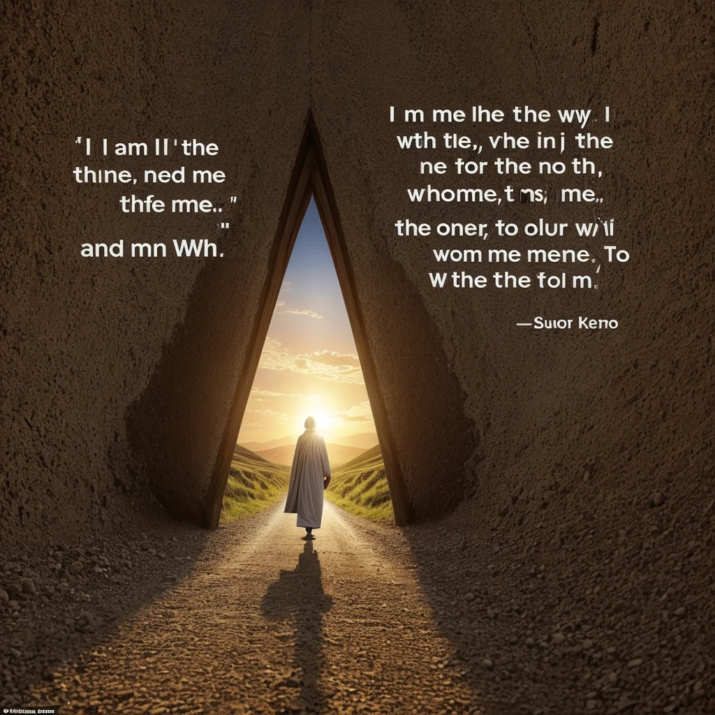 “I am the way and the truth and the life. No one comes to the Father except through me.