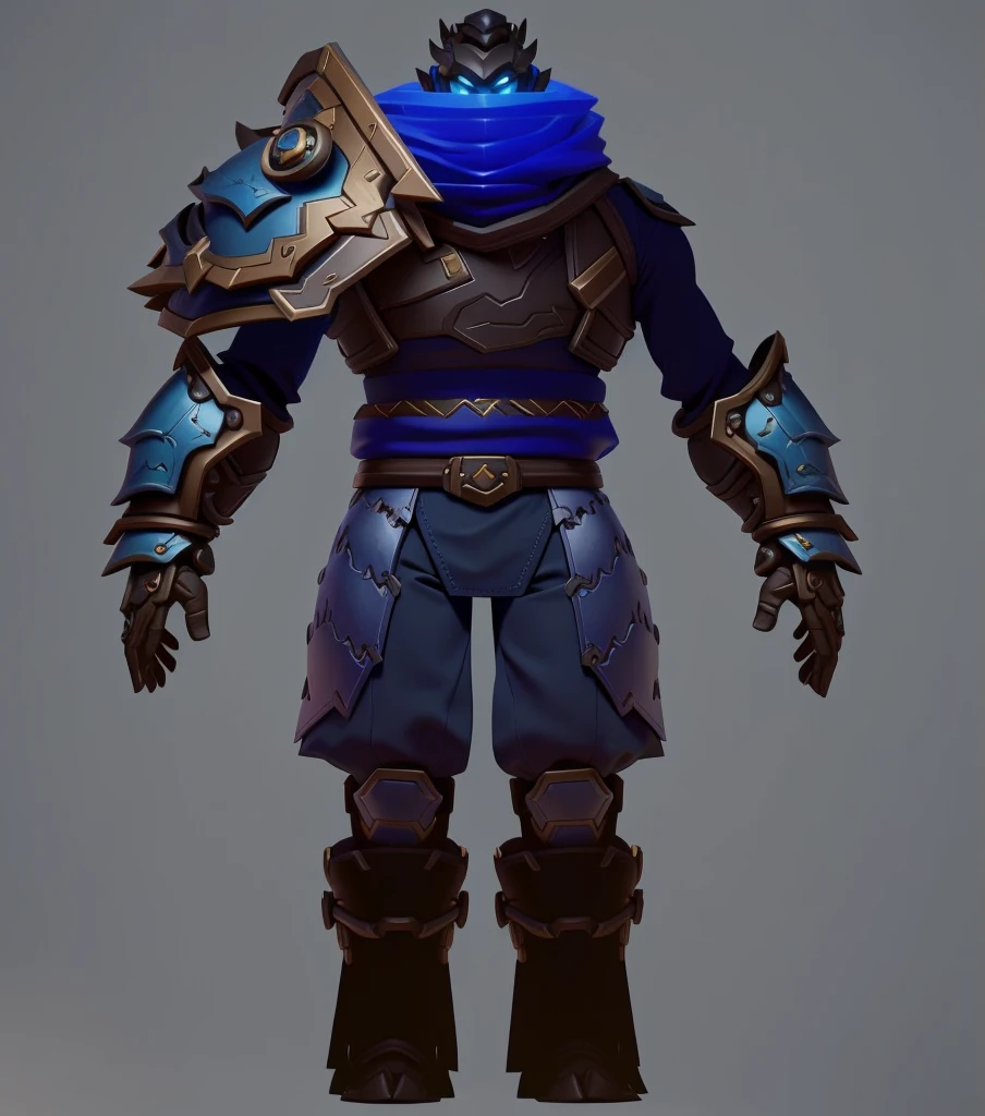 Close-up of people wearing blue and brown clothing, dark blue segmented armor, World of Warcraft Armor, Upgrade to high resolution, dark Blue leather armor, hand painted textures on model, Thin male mage, Full body photo super detailed, Moon Themed Clothing, Wearing sculpted armor, blacksmith outfit, Blue leather armor, Serious jpg ,3D Character Art,Ashe,2。5 D CGI Anime Fantasy Artwork,CGScosiety,Close-up characters,As seen on the Art Station