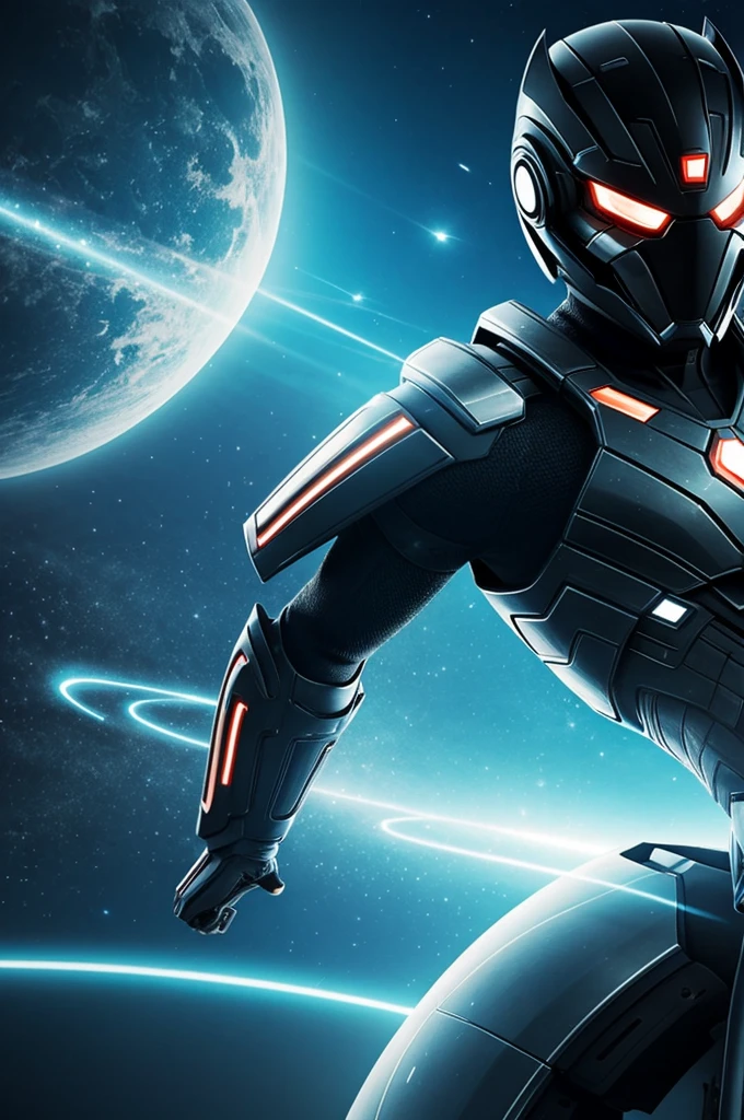 Make a futuristic background for a picture