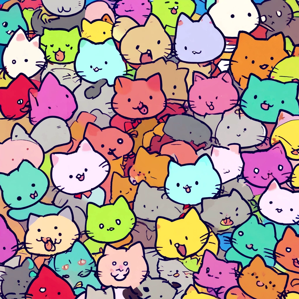 anime cat,cute little,Fashionable,It has a good design