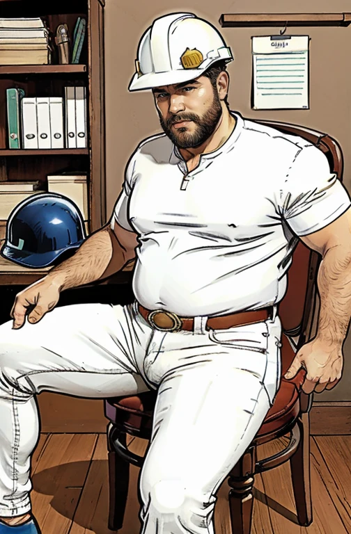 Only plump, chubby, extremely thick thighs, large belly, fat,((Sitting on a chair in the office listening to a cell phone call answering a cell phone )),((looking and leafing through porn magazines)), his jeans are lowered next to his shoes to the floor and he is sitting naked naked sitting naked sitting naked sitting)), plump, chubby, extremely thick thighs, large belly, wearing only green swim trunks. He doesn't wear a shirt.muito barbudo. 56 anos.apana 1 umbigo. Barriga detalhada. wearing cap. Homem barbudo gordo e sexy de 50 anos,cheio de suor,corpo todo,barriga grande, barba branca, fios brancos,((Wearing a white shirt and blue jeans engineer helmet)),rosto atordoado,Abra as pernas, o banheiro , vista de baixo, luta livre, uniforme de engenheiro, construtor. Api. detalhado, gesticulando para o expectador fotografia de Corpo completo imagem de corpo inteiro.