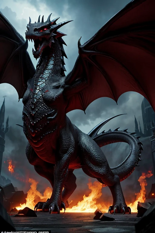 This dragon, named Sargoth, ruthlessly destroyed
Alan's homeland, taking away all his loved ones and friends.