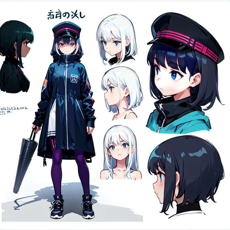 girl, Model Sheet, face, Performance ,Tidy.