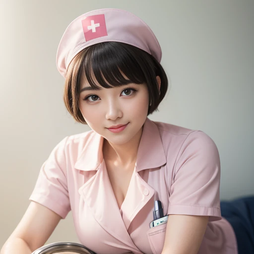 (photo practical:1.4), (hyper practical:1.4), (practical:1.3), (Smoother lighting:1.05), (Improving the quality of cinema lighting:0.9)、Natural light、Professional photos, practical portrait,(1 female), Bowl cut hair, Beautiful face and eyes, Very cute face, smile, vitality, vitality, (real short nurse uniform:1.2), Light Pink, white, (Huge breasted nurse:1.4),  (Nipples), Stethoscope, white Wallpaper, Portrait of sexy girl, (View from the front:1.2), Sit on a man&#39;s waist、(Straddling a man、Woman squatting on the floor with thighs apart)、Starfish Pose, ダイナミックなSitting pose, Sitting pose, Crouching pose, Squat, (Put your hands on your head), ((Nipples)), Shibuya crossing background、On the pedestrian crossing、Having a man&#39;s penis inserted into her vagina、Photo of a woman straddling a man、SEX 、Exquisite face、Japanese women