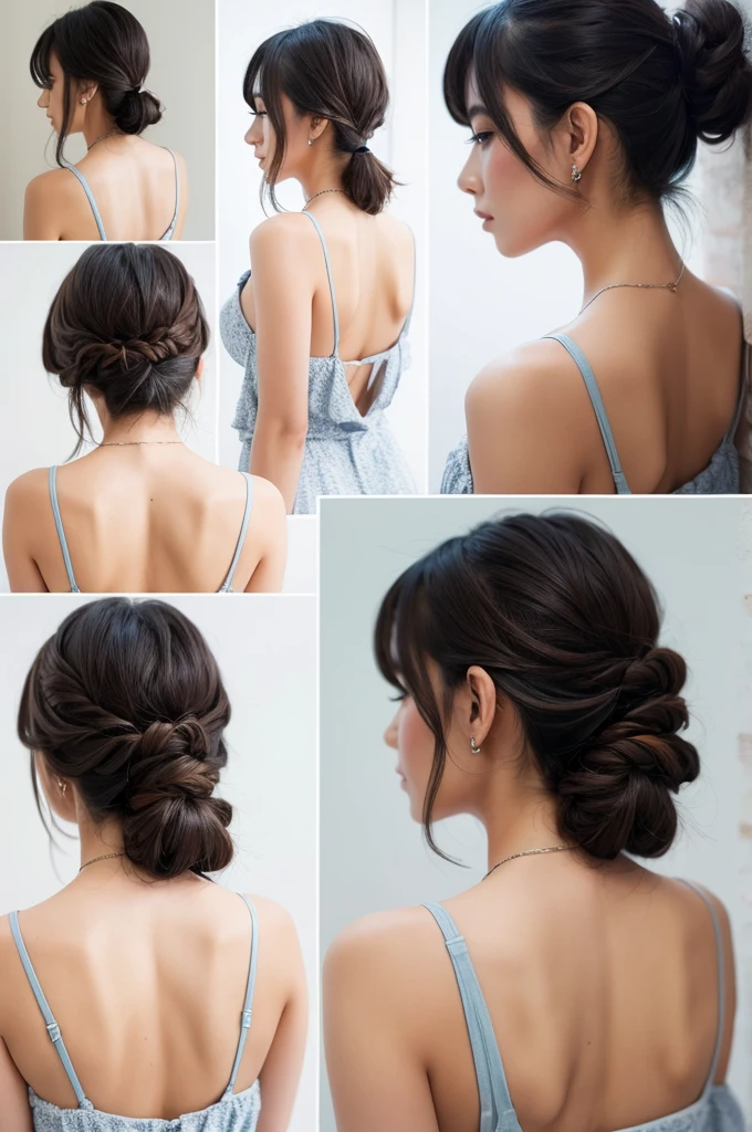 Watercolor, woman back style