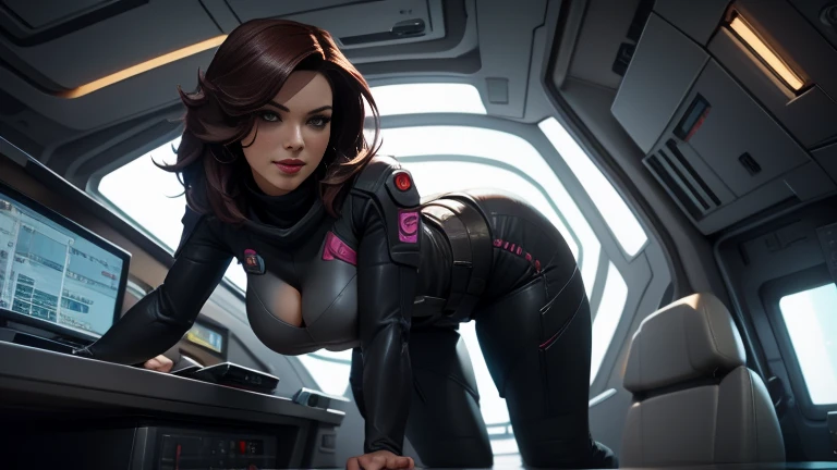 curvy thick, Miranda Lawson in her starship