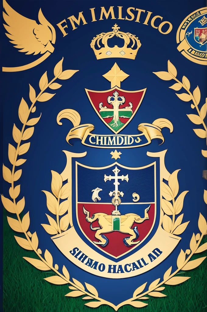 Um escudo de time de futebol chamado: aliados de cristo fc