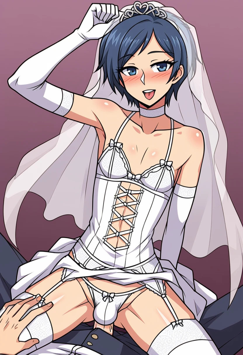 ,a father(he had been brainwashing by his secondson , crossdressing , bride of his secondson, wear sexy lingerie,has first night sex with his secondson ,)
