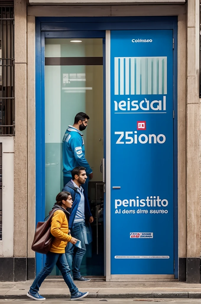 Banco publicidad que demuestre seguridad y fiabilidad con personas 
