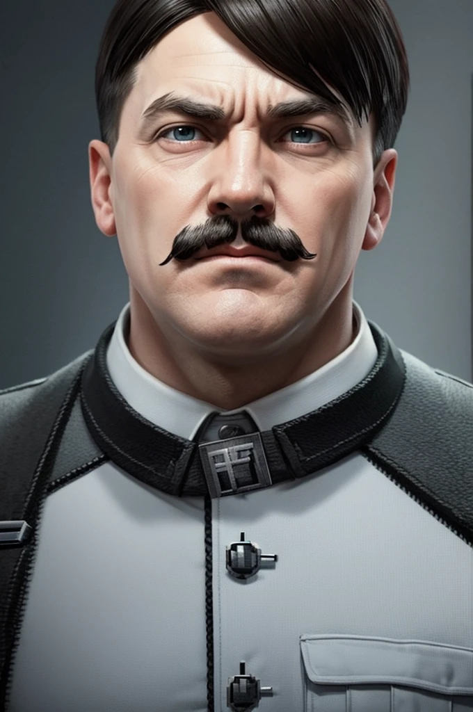 Adolf Hitler inside the Game Minecraft