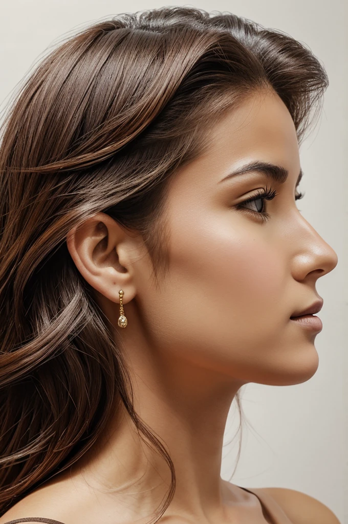 Woman profile drawing with crown and title Kathe&#39;Shop 