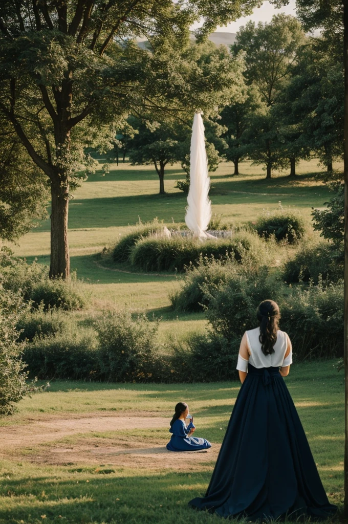 A session of spiritualism and art in the countryside