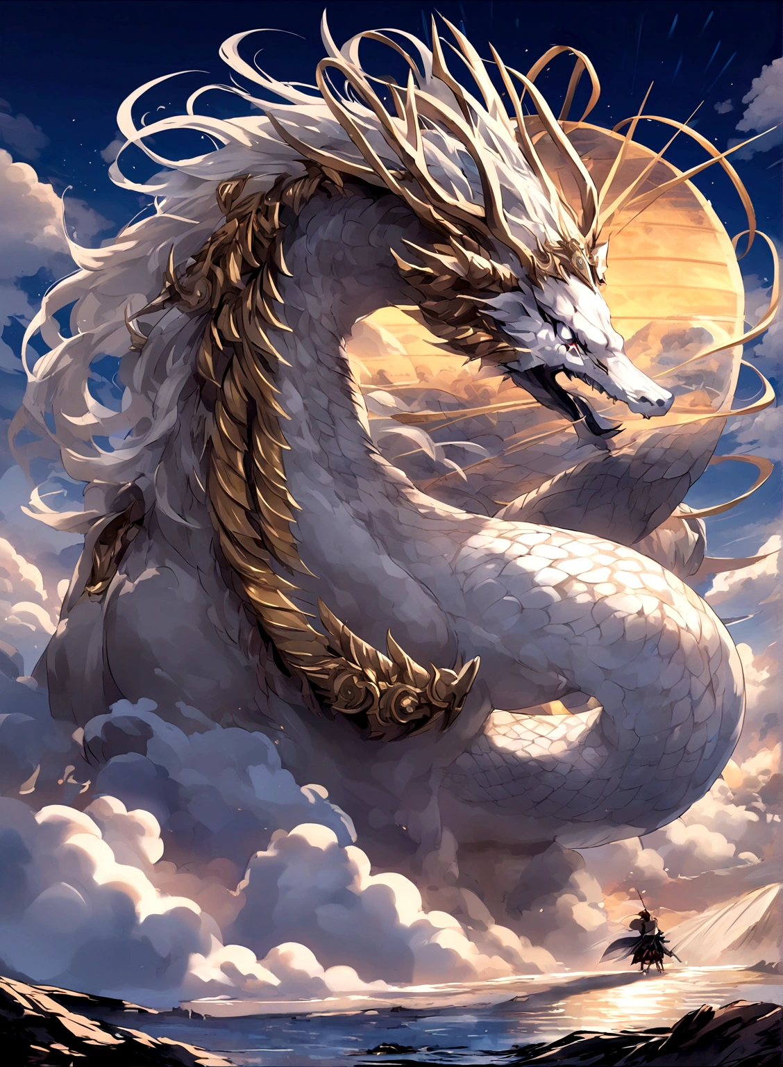 Majestic、Ancient times、Powerful、wise、Heavenly、merciful,Fantasy,mysterious,Undulating,