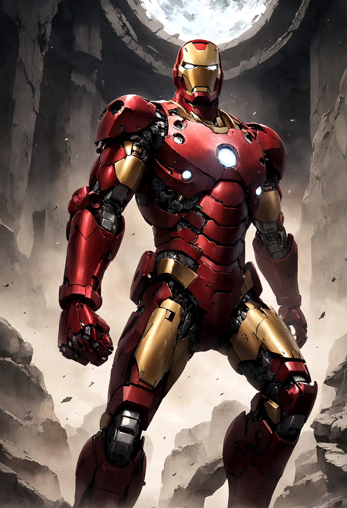 Iron man's DVD man hand husky