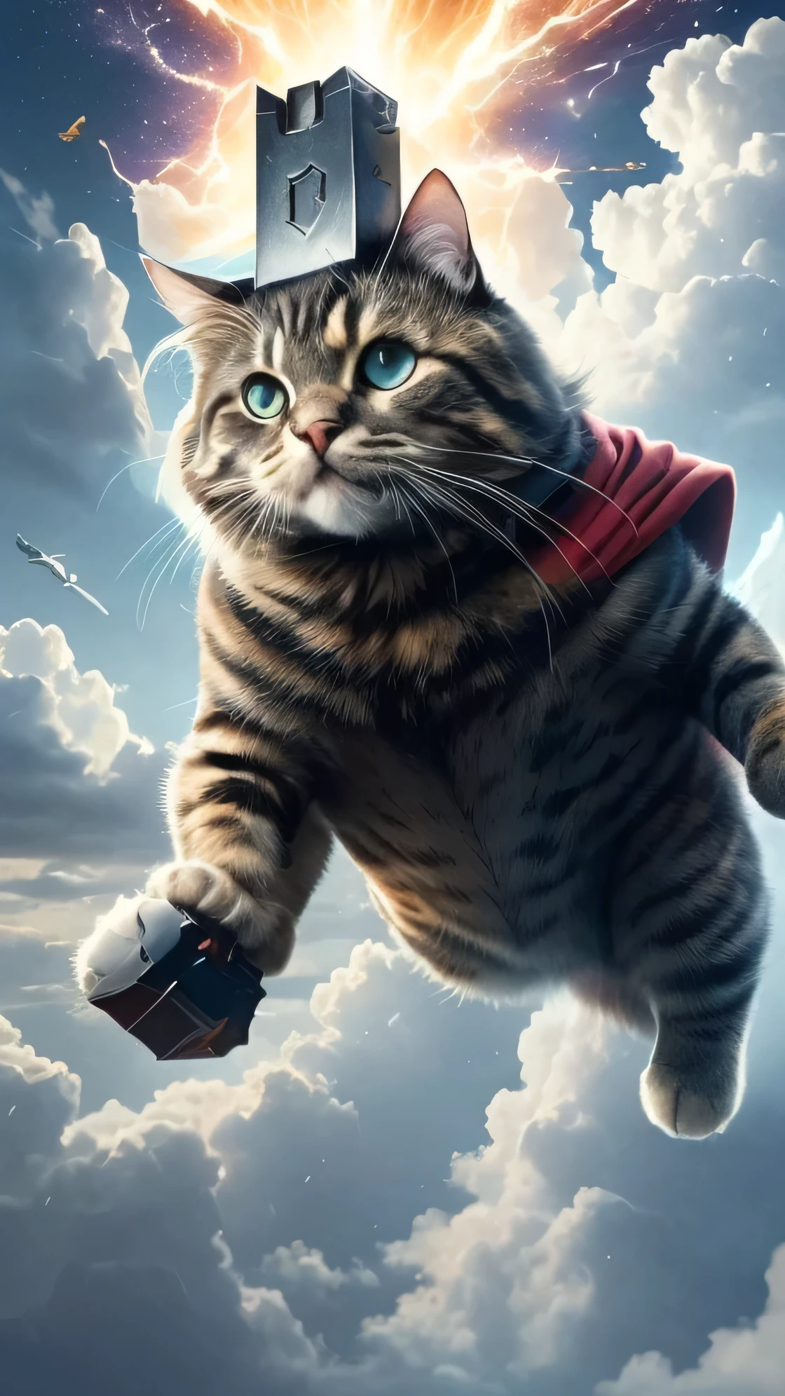 Thor Cat flying through the sky with a hammer in his hand, superhero with a Cat head, Cat warrior, fat Cat superhero, Cat - superman, donald trump as Thor, Thor, awesome Cat, anthropomorphic Cat, Thor, boris johnson as Thor, the Thor, elon musk as Thor, Furry fantasy art, Awesome Wallpapers, !!!! Cat!!!!