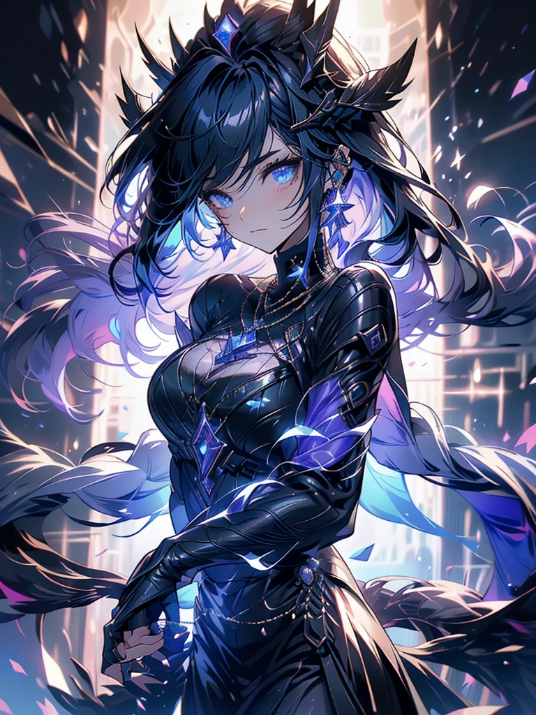 ((masterpiece)), (((best quality))), ((ultra detail)), ((illustration)), ((semi-realistic)), (reflections), sharp focus, front lighting, intense shadows, (beautiful detailed eyes), eyelashes, (extremely delicate and beautiful girl), ((red eye)), silver hair, (jacket), (trousers), long hair, (wielding a katana), ((detailed eyes)), ( cold-blooded), medium chest, shiny skin, cinematic lighting mask, ray tracing, depth of field, dynamic angle, looking at the viewer, ((epic background)), (blood on the face 1.2), (difficulty 1.4)