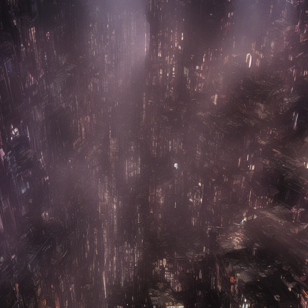 Envision cities of the near future, depicted in science fiction films with acid rain and neon signs illuminating the buildings. Picture an abandoned metropolis, a sprawling urban landscape bathed in cinematic and backlighting, rendered in UHD with high resolution and superior quality, offering multiple perspectives, each a masterpiece of accuracy and intricate detail.