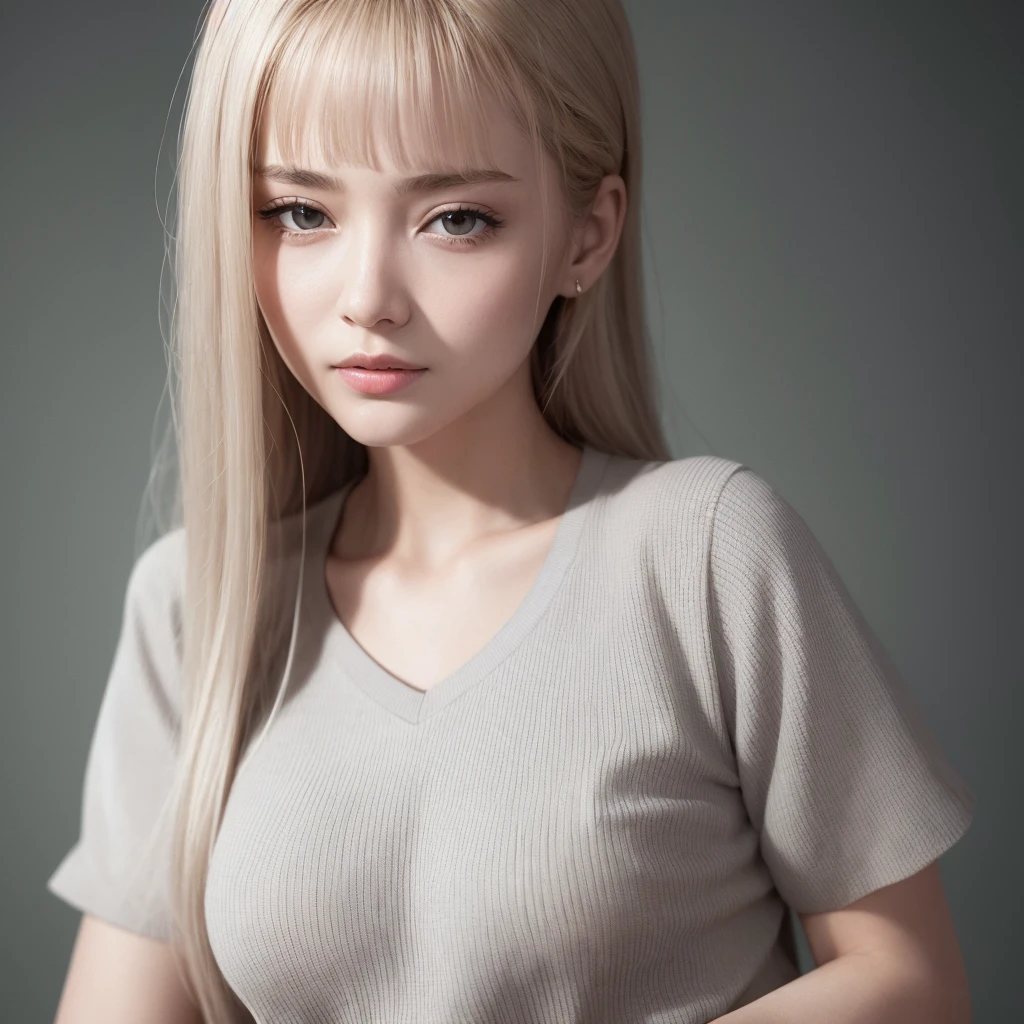 (RAW photo, best quality), (realistic),photo, best quality ,masterpiece, an extremely delicate and beautiful, extremely detailed, CG ,unity, 2k wallpaper, finely detail, masterpiece, best quality, huge filesize, ultra-detailed, highres, extremely detailed, 1girl, slim body, (short sleeve shirts:1.1),(uniform:1.1),(pleated skirt:1.1), porcelain skin,  (grey hair), (hair ornament), looking at viewer, face close-up, straight hair, extremely detailed face, extremely detailed eyes, seductive smile, rainy , 