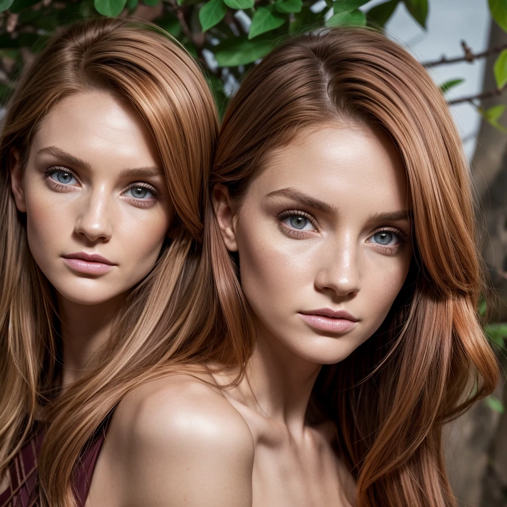 Fille rousse latine, latin model, Mannequin blonde de 23 ans, blonde model looking at camera, woman with a beautiful face, long hair woman, portrait de visage instagram