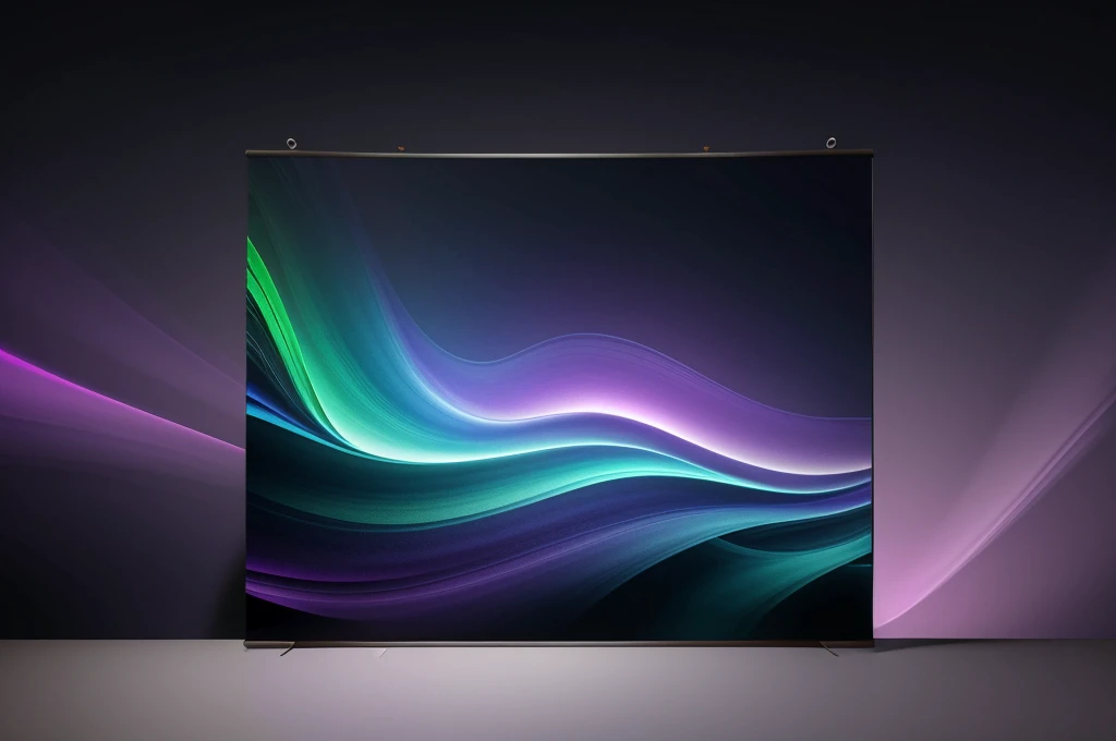 Blurred color gradient purple green blue grainy color gradient background dark abstract backdrop banner poster card wallpaper website header design