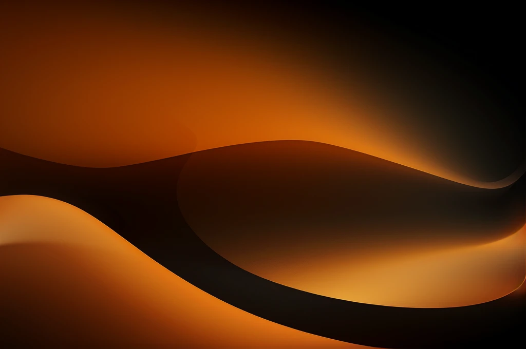 orange black grainy gradient wave curve flat minimalist design no texture