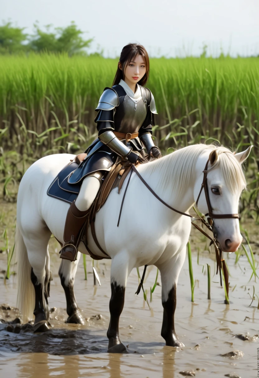 (((masterpiece))),(((highest quality))),((Tabletop:1.4, highest quality)), (Realな写真:1.4),
((1 cute girl knight)),rodeo,rice field road,
(超High resolution:1.2),, wonderful, Very detailed CG Unity 8k wallpaper, Very detailed, High resolution,draft horse ridden by japanese cute girl,tight,r18,adventure,stuck sticky place,
Cold Light, Beautiful detailed girl, Droopy eyes,Very detailedな目と顔, Beautiful and exquisite nose, Beautiful and exquisite, draft horse ridden by a girl can't move in swamp because its body is drowned in the sticky mud:10.0 , looks pained ,Displeased face:4.0,Real,Anatomically correct