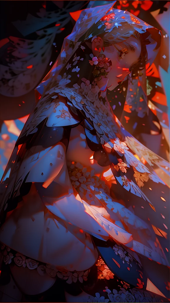 1 girl, Masterpiece, height, Sonic Edge_Rias_Gremory, ((wedding dress, church, bridal veil, wedding, bunch of flowers))