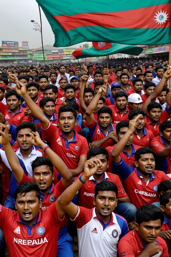 Nepal cricket fans