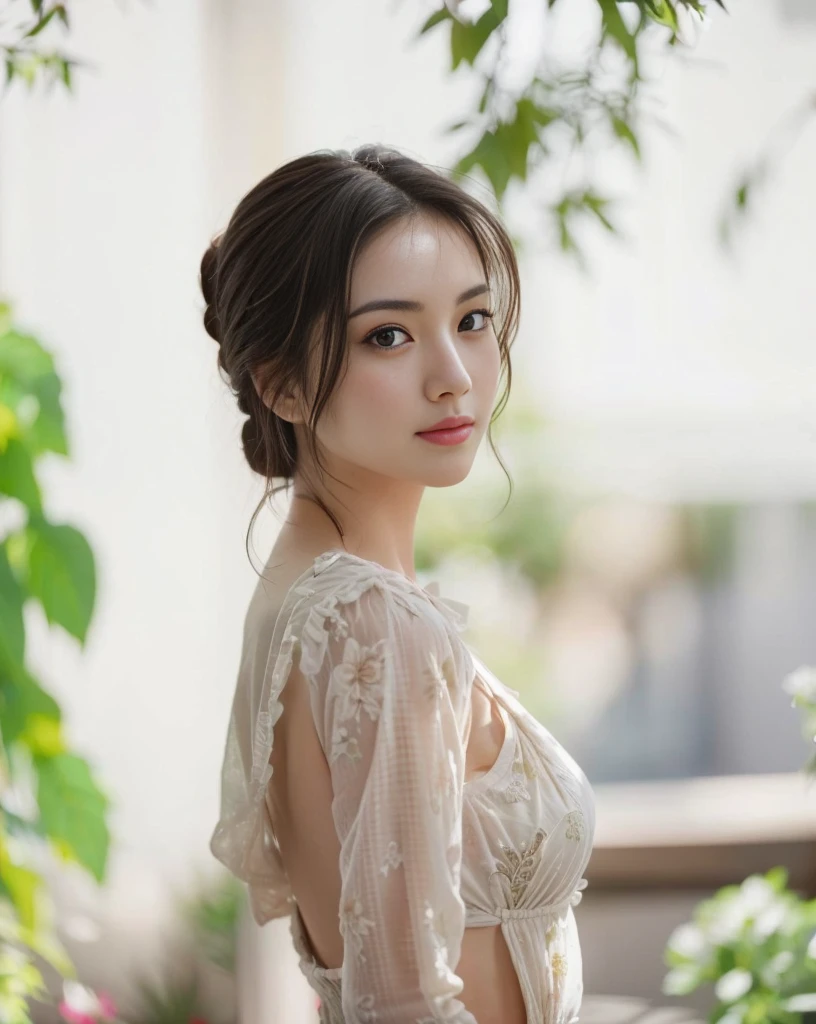 (best quality,masterpiece:1.2,realistic,photorealistic:1.37),
(perfect breast shape, E cup:1.2), beauty detailed face, beautiful black hair, perfect nose, 

, no make-up, nice body, 