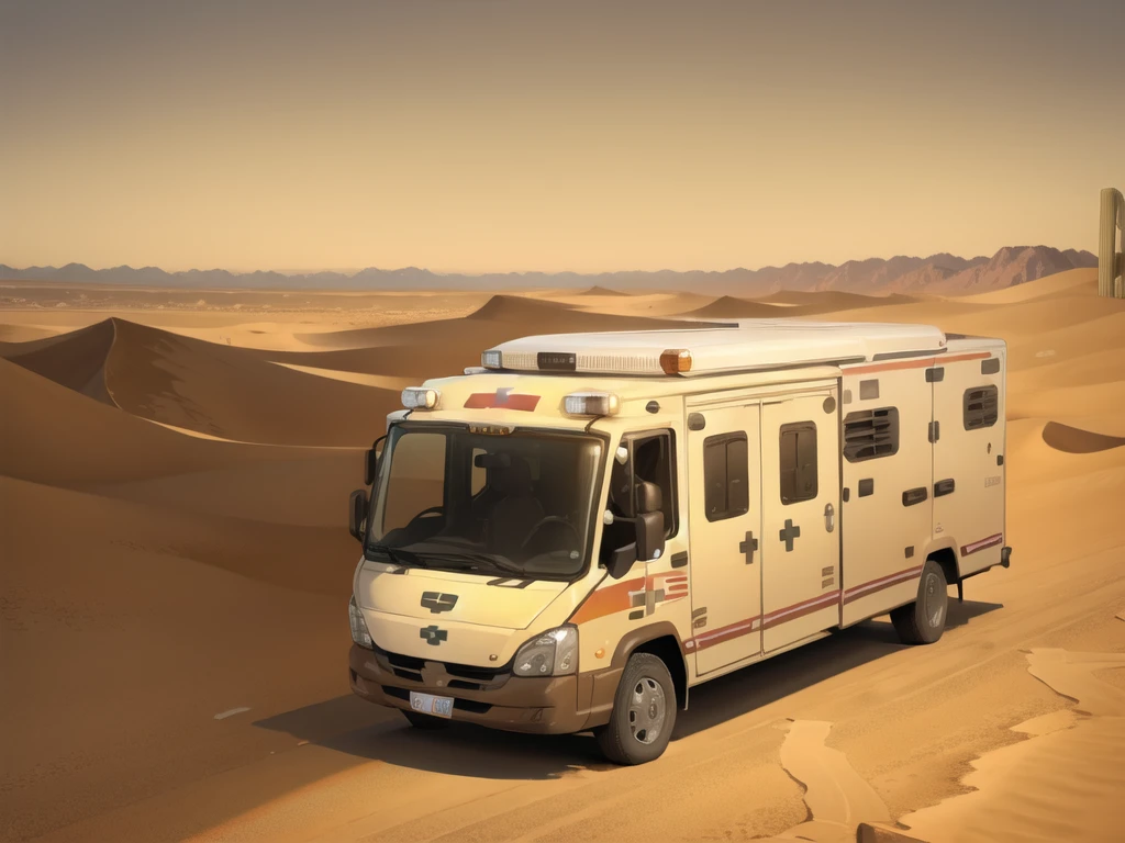  (in desert:1.5) , (5 ambulances:1.5) 