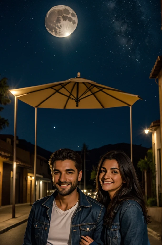 Tu y yo vajo la luna mirando las estrellas caminando por la calle disfrutando de la noche es diferente cuando estas presente  con tu mirada y esa sonrisa que me siento enamorada no me falta nada cuando estoy a tu lado  solo de pensar todo a cambiado 