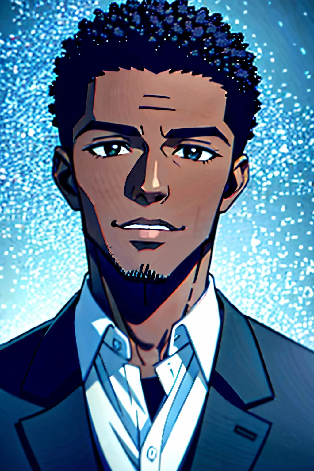 handsome black man