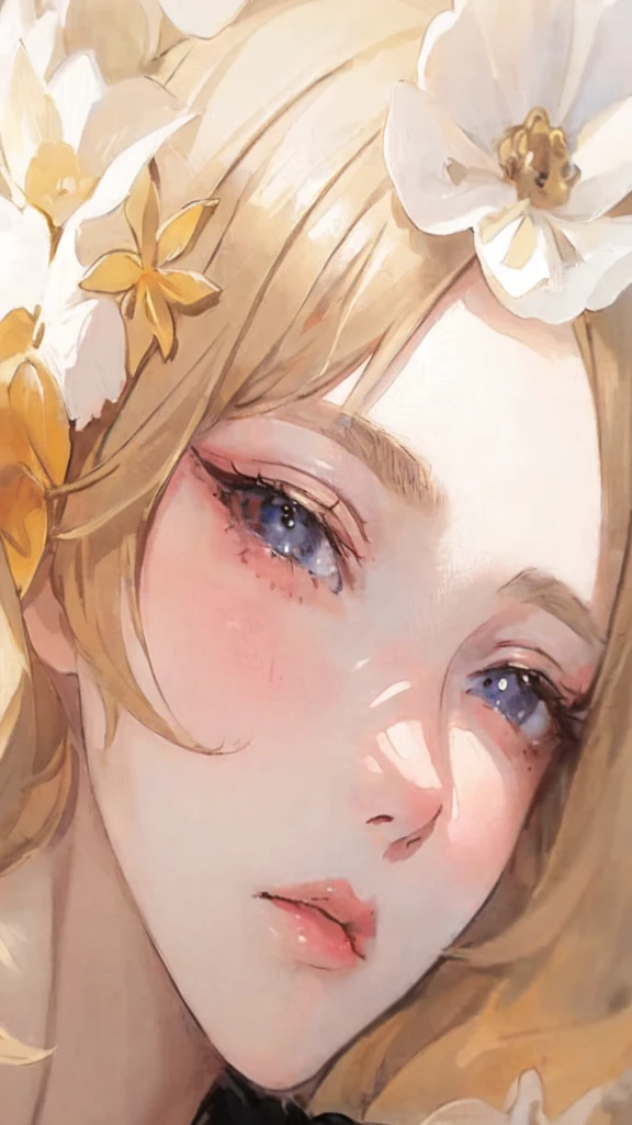 masterpiece, best quality, an extremely delicate and beautiful girl,an extremely delicate and beautiful, world masterpiece theater, ultra-detailed, highly detailed, best quality, blonde hair, highres, extremely detailed,1girl, best quality, illustration, looking at viewer, impasto, canvas, oil painting, realistic, realist ,real,