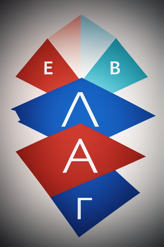 Create me a logo with the word Math or die in blurred red and blue colors and have some equations surround the title