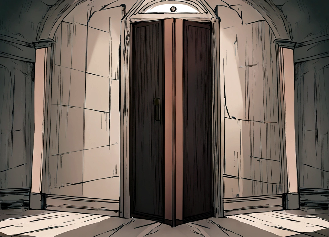 modern,room interior,A wall,There is a door above,positive view