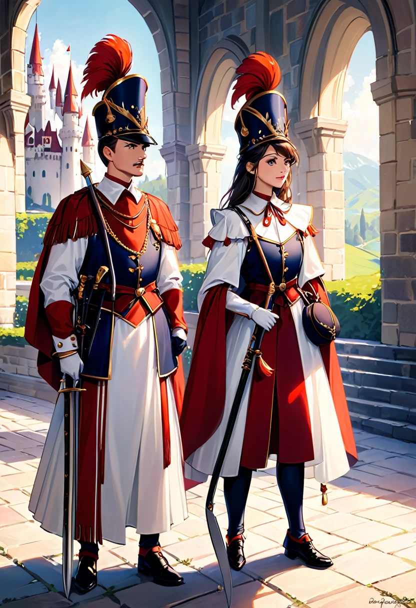 Fairytale castle guards, fashion