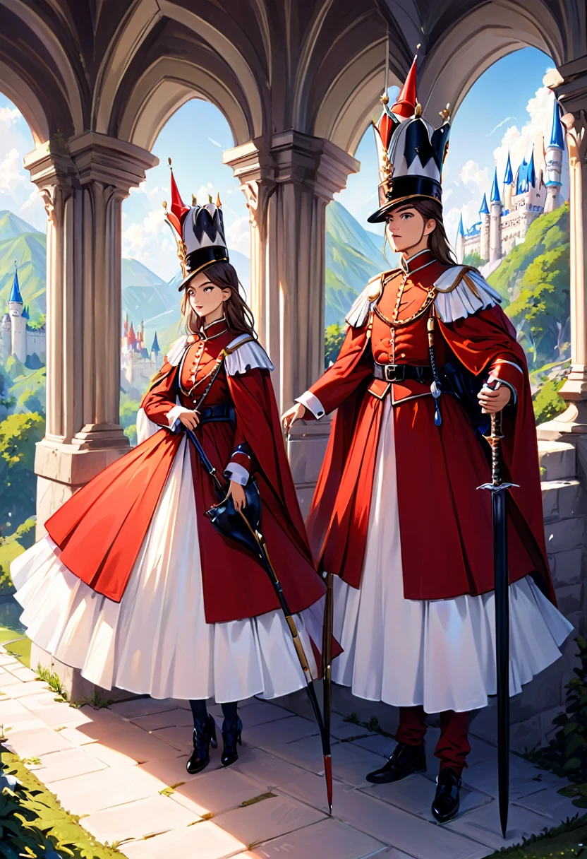 Fairytale castle guards, fashion