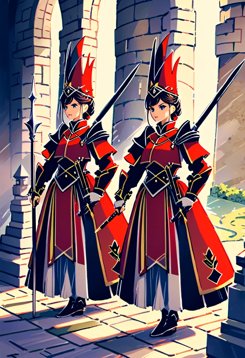 Fairytale castle guards, fashion