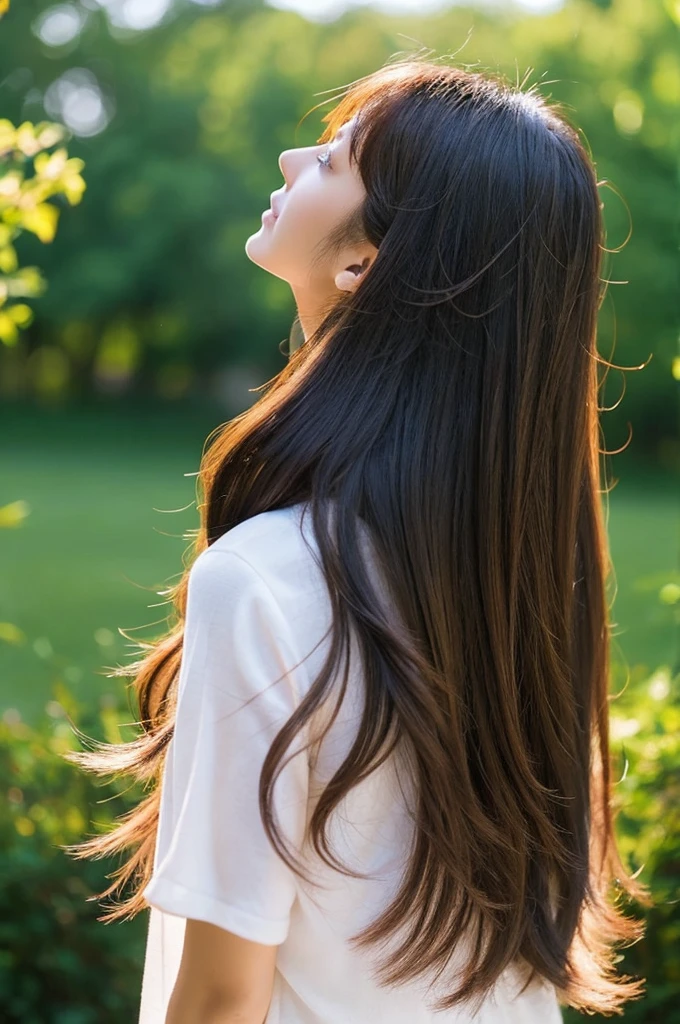 (Close up face shot of slender small-breasted red brown wavy long hair with dull bangs girl wearing a white T-shirt only:1.5)、(One girl is looking back and crying face with tears on the coast in Japan:1.5)、(Beautiful after sunset red sky with big red cloud:1.5)、(blurred background:1.5)、(Natural light:1.5)、(8k ultra detailed master piece:1.5)、(perfect anatomy:1.5)、(Photorealistic stick:1.5)、(Raw photo:1.3)、(highest quality:1.5)、(High resolution:1.3)、(Delicate and beautiful perfect face:1.3)、(Delicate and beautiful eye air skin:1.3)、(Real Human Skin:1.3)、((thin legs))