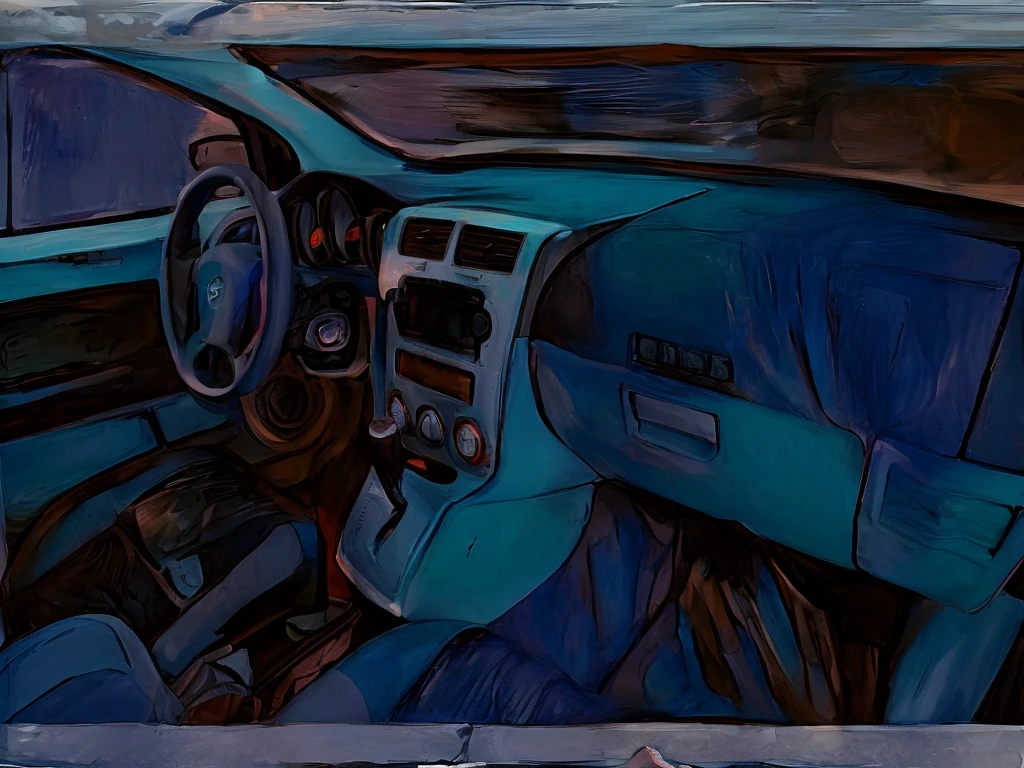 inside of a car