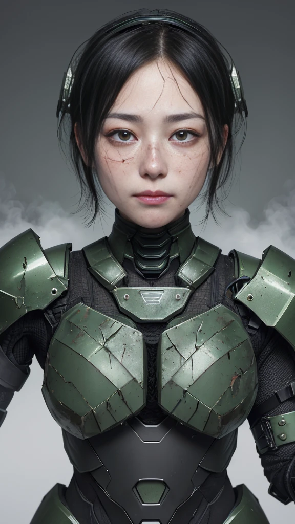 Rough skin, Very detailed, Advanced Details, high quality, 最high quality, High resolution, 1080p 、Bleeding from the wound、、Wearing dark green and black、cute((Serious damage to the whole body))(Wearing a damaged female robot suit...)(Red Armor)(Broken Armor)Black Hair、、Chiquita、Soaking wet、Open your mouth、Sweaty face、It hurts again、cute、knock down、Droolinging from the mouth、Female college student (Steam coming out of the face) ((Steam from the body)) Sit on a chair Touching the vagina Drooling look up suffering Filming locations Remove the helmet Ahegao