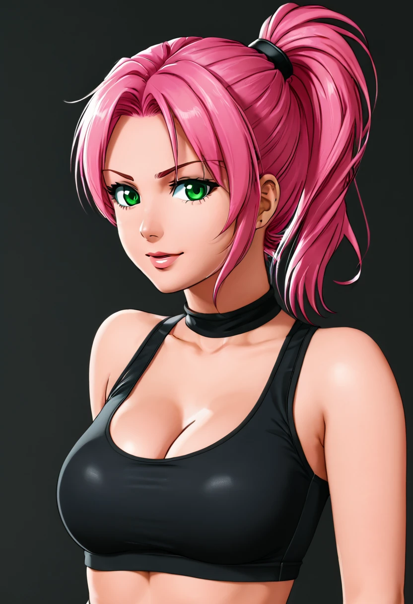 score_9, score_8_up, score_7_up, score_6_up, score_5_up, score_4_up, source_anime, BREAK
1girl, medium breasts, pink hair, medium hair, ponytail, green eyes, otm gag,
