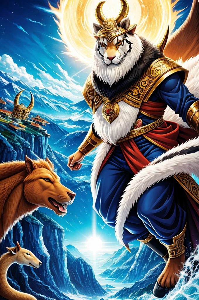 Cool animal god anime
