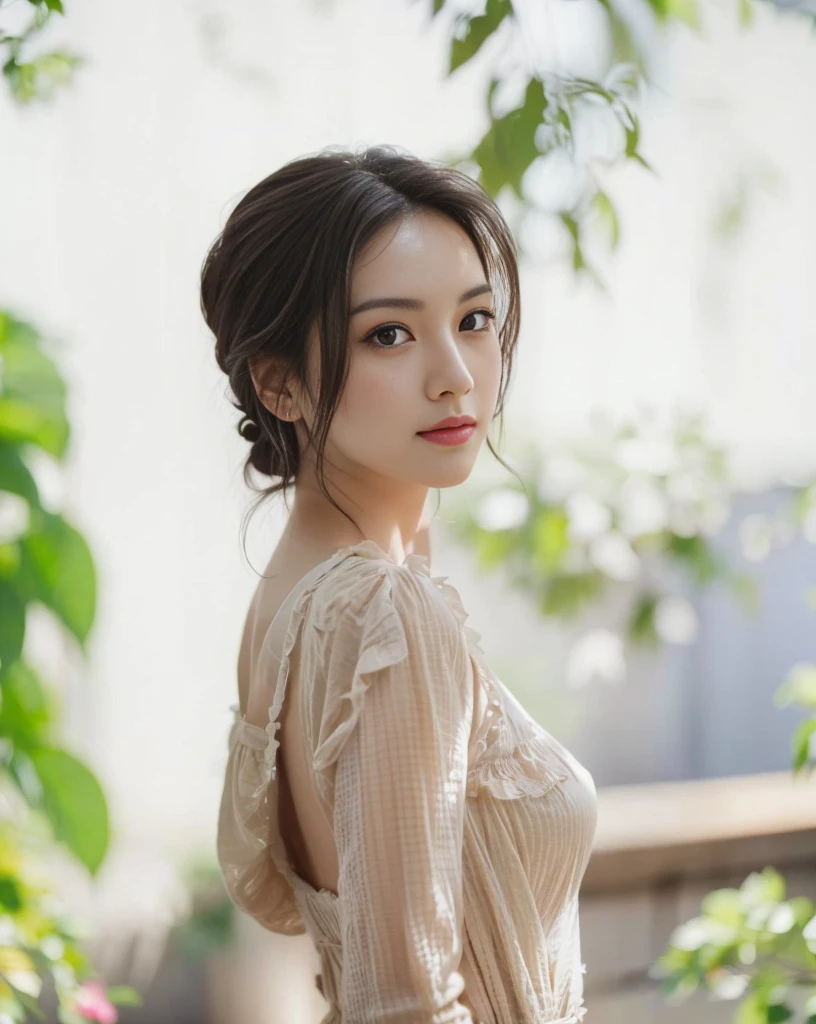(best quality,masterpiece:1.2,realistic,photorealistic:1.37),
(perfect breast shape, E cup:1.2), beauty detailed face, beautiful black hair, perfect nose,
, no make-up, nice body,