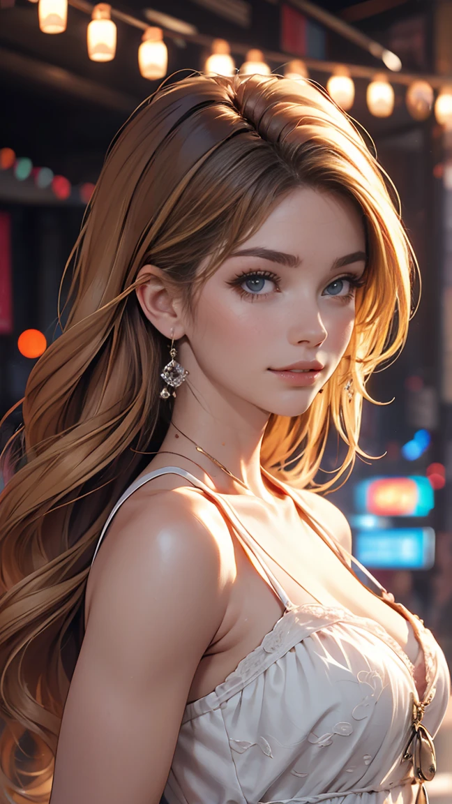 24 year old Caucasian woman.、el color del cabello es rubio、recogido、El color de ojos es azul.、Cuerpo delgado pero bien proporcionado.、Ella'Lleva una camiseta que deja ver sus pechos..、Ombligo sobresaliendo、My abdominal muscles cracked、sonrisa、En las intrincadas callejuelas de una tradicional ciudad de murallas blancas en la costa del Egeo、Use una pulsera、I'hombre vestido con leggings de talle bajo、I'Usar zapatillas para correr