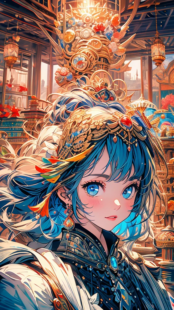 (highres,best quality,masterpiece:1.2),ultra-detailed,realistic:1.37,portraits,impressionism,underwater,irises,air bubbles,1 large-chested girl,fish,long hair,flooding,solo,water,princess,blonde hair blue eyes,short sleeves,blue eyes,fairies,the Legend of Zelda,jewelry,8K,CG,detailed hand,kingdom city background,ancient machinery,crown,lighting effects