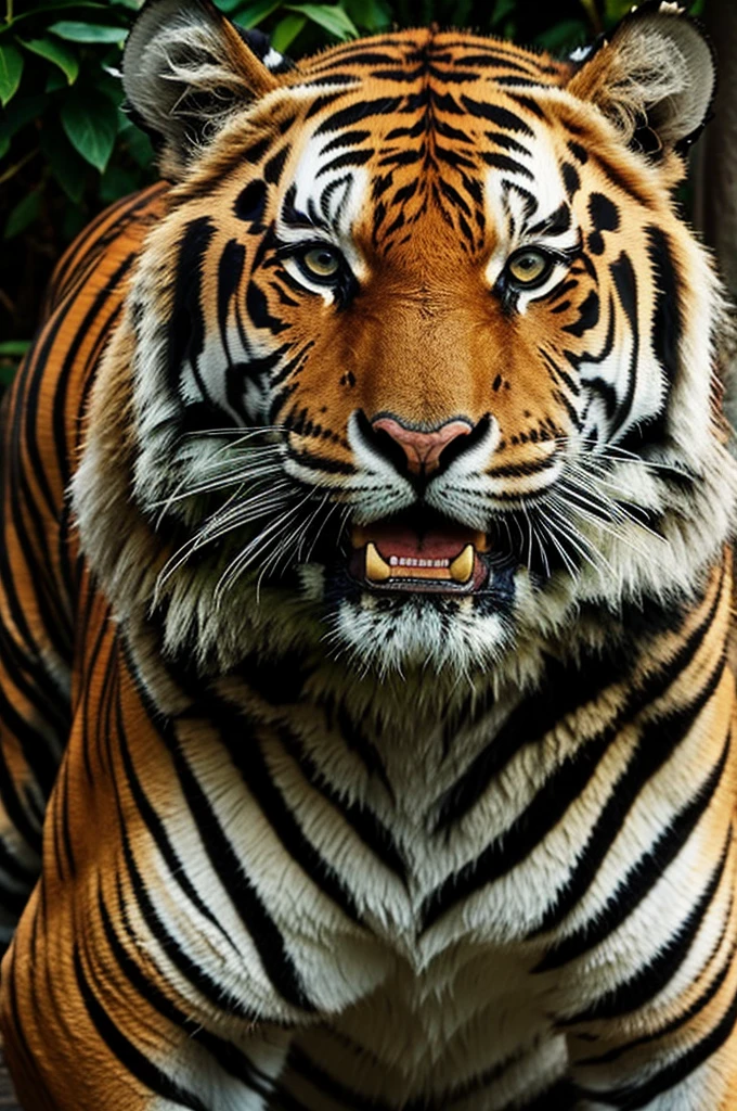 Anthropomorphic tiger with a huge penis 