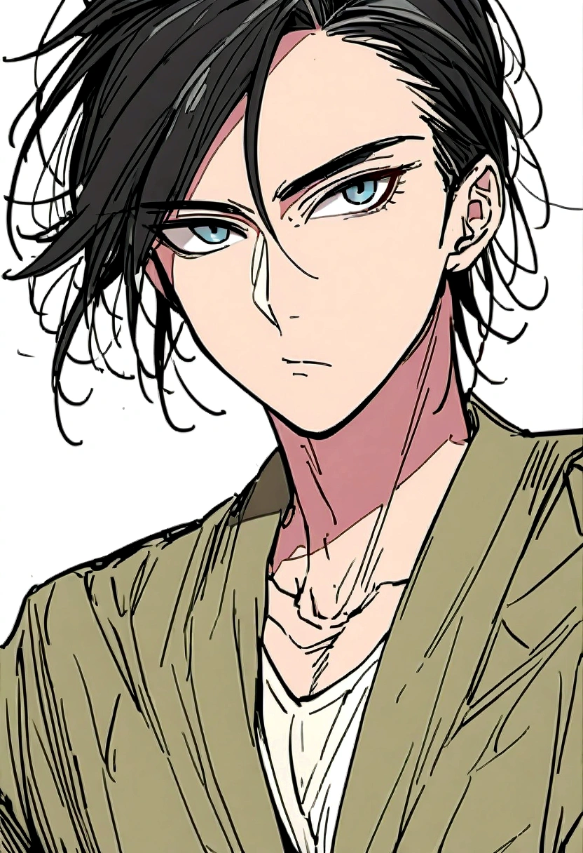 Entendido! I will further detail the characteristics of the profiles
**Tema:**
Romance entre Rock Lee e Neji Hyuga em um universo ABO, com estilo manhwa BL.
**Estilo:**
Manhwa BL (Boy's Love) with soft strokes e delicados, that do not refer to the original Naruto universe. The atmosphere should be romantic and subtle.
**Personagens Principais:**
- **Rock Lee**:
- **Rosto**: Formato redondo, with soft strokes. Pele clara e lisa.
- **Olhos**: Redondos e pretos, with a gentle and serene expression. The eyes should convey a feeling of sincerity and softness.
- **Cabelo**: Estilo tigelinha, preto liso e bem alinhado.
- **Corpo**: athletic, with defined muscles, but designed delicately so as not to appear too robust. Postura ereta e confiante, mas com um toque de gentileza.
- **Roupas**: Simples, sem detalhes que remetam diretamente ao universo Naruto. Algo casual e moderno, talvez uma camisa leve de cor neutra.
- **Coroa de Flores de Lavanda**: Usando uma coroa delicada de flores de lavanda, which should be very detailed and give a romantic touch to the look.
- **Neji Hyuga**:
- **Rosto**: Oval, with elegant features. Clear and flawless skin.
- **Olhos**: Claros (brancos ou lavanda suave), characteristics of the Hyuga clan, but with a more romantic and less intense touch. Os olhos devem ser desenhados para parecerem profundos e contemplativos.
- **Cabelo**: Longo, liso e escuro, caindo suavemente ao redor do rosto e ombros. It should have a healthy shine and be well detailed.
- **Corpo**: Esbelto e bem definido, com uma postura elegante. It should convey grace and serenity.
- **Roupas**: Elegantes e simples, talvez uma camisa ou blusa de cor neutra, que complemente a paleta de cores suaves inspirada nele.
**Poses and Interaction:**
- **Rock Lee e Neji Hyuga** devem estar juntos na capa, with a romantic pose,