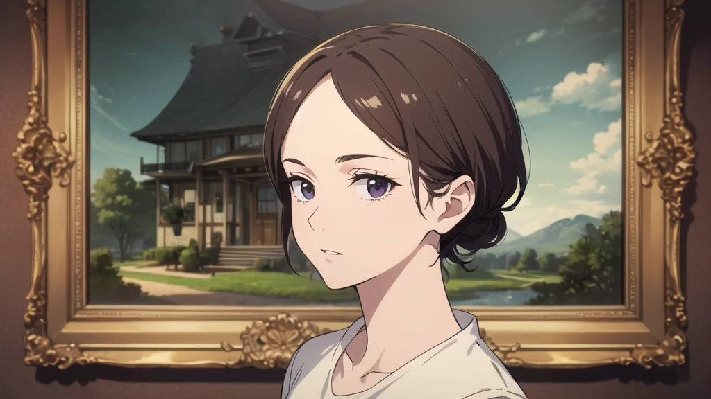 (High resolution, Best Quality, Masterpiece:1.2), (80's, 90s vibe), Lo-Fi, Relaxed girl listening to music with a headset 1, smile, はにかんだsmile, In the city, neon